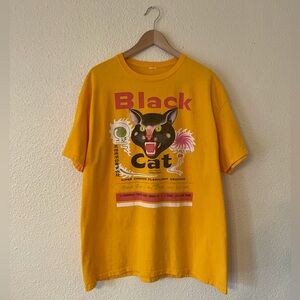 Vintage Black Cat T-Shirt